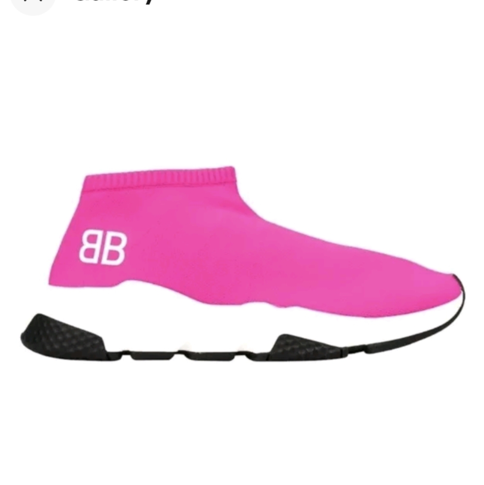 Balenciaga Speed Trainer Low Rose Sneakers  Sz  36/6